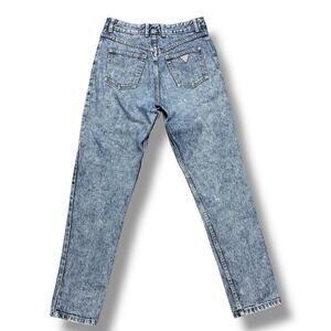 Vintage 80s Guess Georges Marciano Jeans USA Acid Wash High Rise Tapered Sz 32
